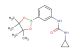 1-cyclopropyl-3-(3-(4,4,5,5-tetramethyl-1,3,2-dioxaborolan-2-yl)phenyl)urea