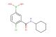 (4-chloro-3-(cyclohexylcarbamoyl)phenyl)boronic acid
