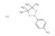 4-(4,4,5,5-tetramethyl-1,3,2-dioxaborolan-2-yl)aniline hydrochloride