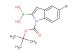 (5-bromo-1-(tert-butoxycarbonyl)-1H-indol-2-yl)boronic acid