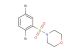 4-((2,5-dibromophenyl)sulfonyl)morpholine