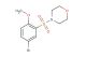 4-((5-bromo-2-methoxyphenyl)sulfonyl)morpholine