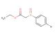 ethyl 2-(4-bromophenylsulfinyl)acetate