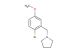 1-(2-bromo-5-methoxybenzyl)pyrrolidine