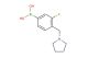 3-fluoro-4-(pyrrolidin-1-ylmethyl)phenylboronic acid