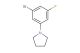 1-(3-bromo-5-fluorophenyl)pyrrolidine