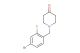 1-(4-bromo-2-fluorobenzyl)piperidin-4-one