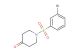 1-((3-bromophenyl)sulfonyl)piperidin-4-one