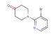 1-(3-bromopyridin-2-yl)piperidin-4-one