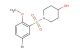 1-((5-bromo-2-methoxyphenyl)sulfonyl)piperidin-4-ol