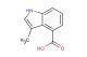 3-methyl-1H-indole-4-carboxylic acid