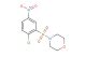 4-((2-chloro-5-nitrophenyl)sulfonyl)morpholine