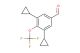 3,5-dicyclopropyl-4-(trifluoromethoxy)benzaldehyde