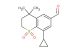 8-cyclopropyl-4,4-dimethylthiochroman-6-carbaldehyde 1,1-dioxide