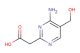 2-(4-amino-5-(hydroxymethyl)pyrimidin-2-yl)acetic acid