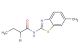 2-bromo-N-(6-methyl-1,3-benzothiazol-2-yl)butanamide