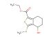 ethyl 4-hydroxy-3-(methylthio)-4,5,6,7-tetrahydro-2-benzothiophene-1-carboxylate