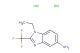 1-ethyl-2-trifluoromethyl-1H-benzoimidazol-5-ylamine dihydrochloride