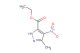 5-methyl-4-nitro-2H-pyrazole-3-carboxylic acid ethyl ester