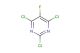 2,4,6 trichloro-5-fluoropyrimidine