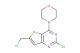 4-(2-chloro-6-(chloromethyl)thieno[3,2-d]pyrimidin-4-yl)morpholine