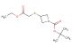 tert-butyl 3-((2-ethoxy-2-oxoethyl)thio)azetidine-1-carboxylate
