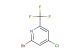 2-bromo-4-chloro-6-(trifluoromethyl)pyridine