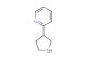 2-(pyrrolidin-3-yl) pyridine