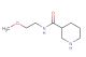 N-(2-methoxyethyl) piperidine-3-carboxamide