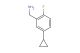 (5-cyclopropyl-2-fluorophenyl)methanamine