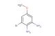 3-bromo-5-methoxybenzene-1,2-diamine