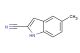 5-methyl-1H-indole-2-carbonitrile