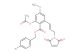 (E)-4-bromobenzyl 2-acetoxy-6-(3-(2,5-dioxo-2,5-dihydro-1H-pyrrol-1-yl)prop-1-en-1-yl)-4-methoxybenzoate