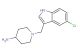 1-((5-chloro-1H-indol-3-yl)methyl)piperidin-4-amine