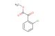methyl (2-chlorophenyl)(oxo)acetate