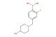 (2-fluoro-4-((4-hydroxypiperidin-1-yl)methyl)phenyl)boronic acid