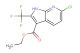 ethyl 6-chloro-2-(trifluoromethyl)-1H-pyrrolo[2,3-b]pyridine-3-carboxylate