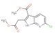 methyl 6-chloro-2-(2-methoxy-2-oxoethyl)-1H-pyrrolo[2,3-b]pyridine-3-carboxylate