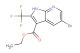 ethyl 5-bromo-2-(trifluoromethyl)-1H-pyrrolo[2,3-b]pyridine-3-carboxylate