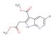 methyl 5-bromo-2-(2-methoxy-2-oxoethyl)-1H-pyrrolo[2,3-b]pyridine-3-carboxylate
