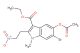 ethyl 5-acetoxy-6-bromo-1-methyl-2-(2-nitroethyl)-1H-indole-3-carboxylate