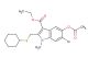 ethyl 5-acetoxy-6-bromo-2-((cyclohexylthio)methyl)-1-methyl-1H-indole-3-carboxylate