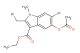 ethyl 5-acetoxy-6-bromo-2-(bromomethyl)-1-methyl-1H-indole-3-carboxylate