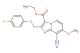 ethyl 8-cyano-2-((4-fluorophenylthio)methyl)-7-methoxyimidazo[1,2-a]pyridine-3-carboxylate