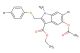 ethyl 5-acetoxy-6-bromo-2-((4-bromophenylthio)methyl)-1-methyl-1H-indole-3-carboxylate