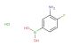 (3-amino-4-fluorophenyl)boronic acid hydrochloride