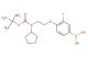 (4-(2-((tert-butoxycarbonyl)(cyclopentyl)amino)ethoxy)-3-fluorophenyl)boronic acid