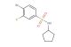 4-bromo-N-cyclopentyl-3-fluorobenzenesulfonamide