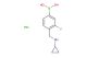 (4-((cyclopropylamino)methyl)-3-fluorophenyl)boronic acid hydrochloride