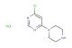 4-chloro-6-(piperazin-1-yl)pyrimidine hydrochloride